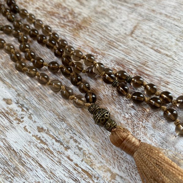 6mm Smoky Quartz Mala - Image 2